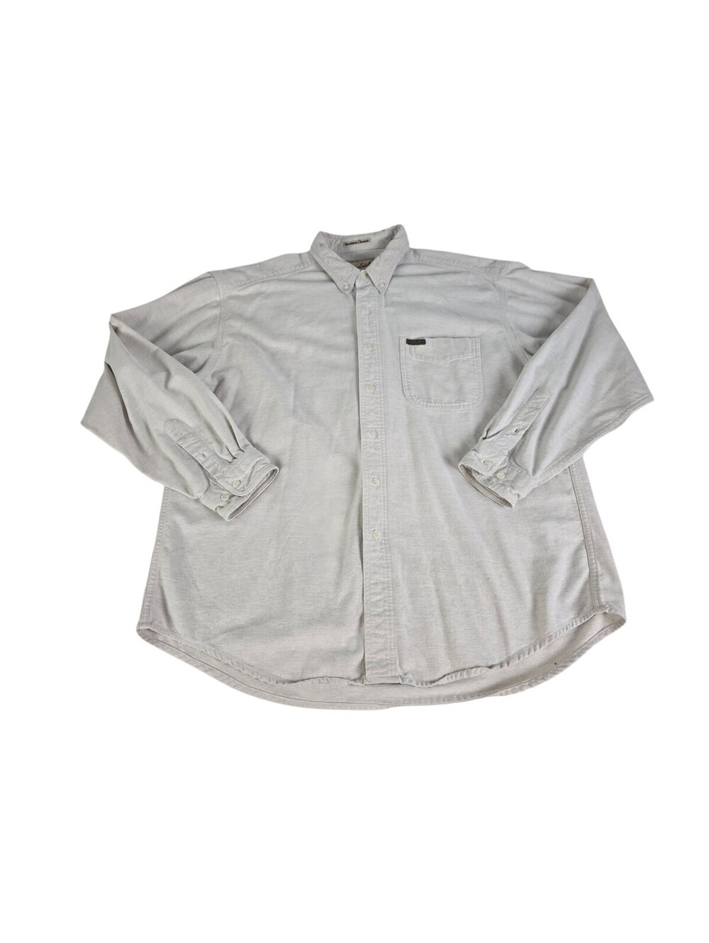 Vintage Woolrich Shirt Mens Large Sportsman Chamois Button Down Long Sleeve